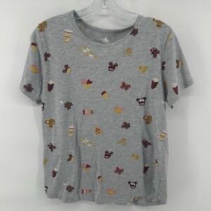 Disney Parks exclusive t-shirt allover print Disney inspired snacks food icon